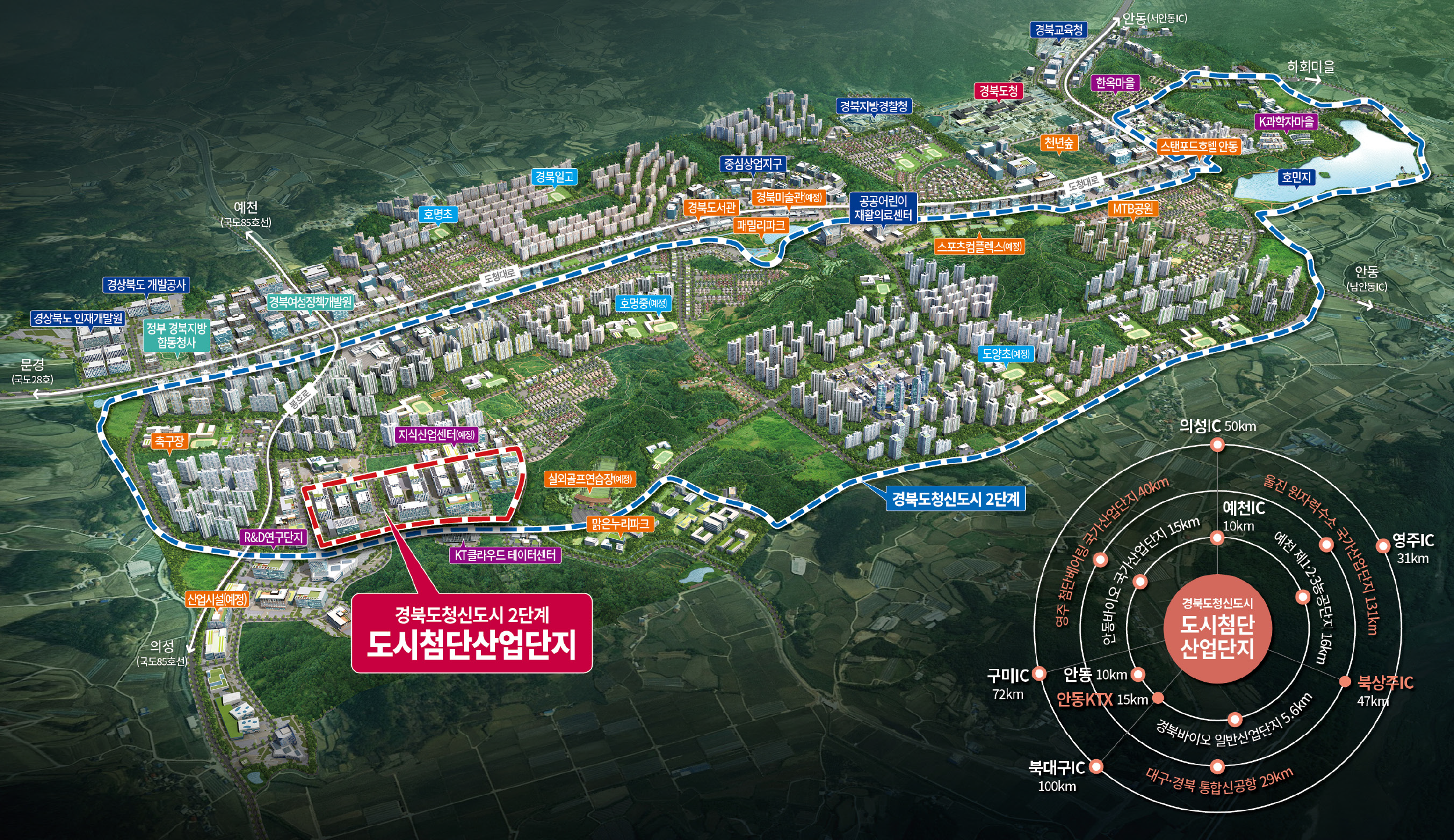 산업단지 전경 이미지