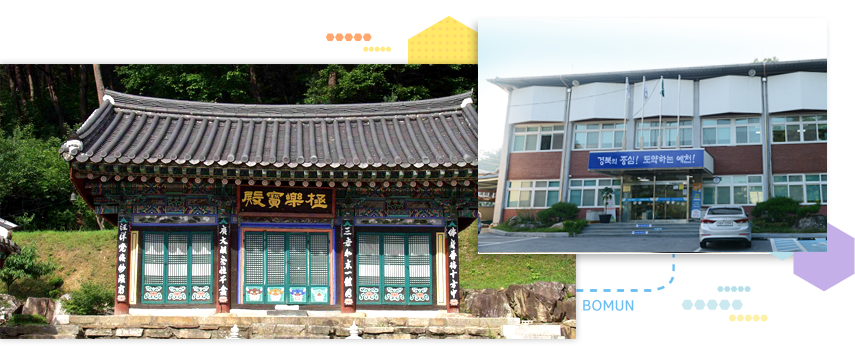 보문면 전경