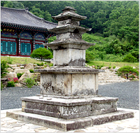 Hancheonsa Temple three Story Stone Pagoda