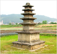 Five Story Stone Pagoda at Gaesim Temple