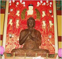 Steel Seated Buddha of Hancheonsa Temple