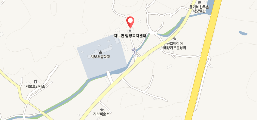 경북 예천군 지보면 지보로 126-5(소화리 521)를 표시한 지도