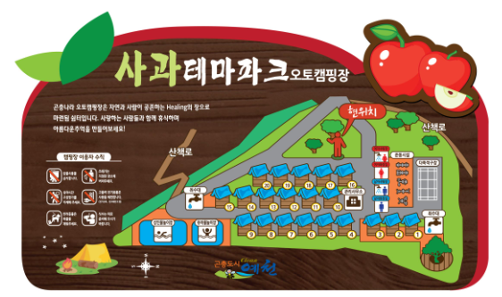 배치도를 나타낸 사진