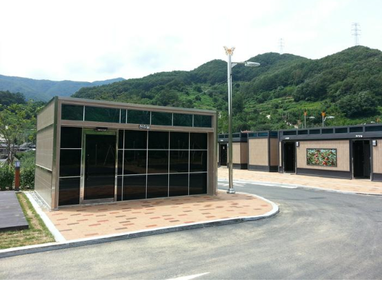 오토캠핑장 관리사무실 전경 사진