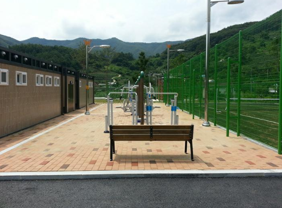 오토캠핑장 취수대 전경 사진