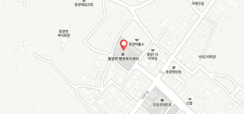 경북 예천군 풍양면 낙상2길 50(낙상리 165-2)를 표시한 지도