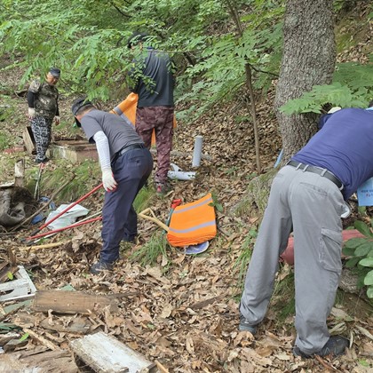 예천읍, 흑응산 산행길 정비… 깨끗함에 안전 더해