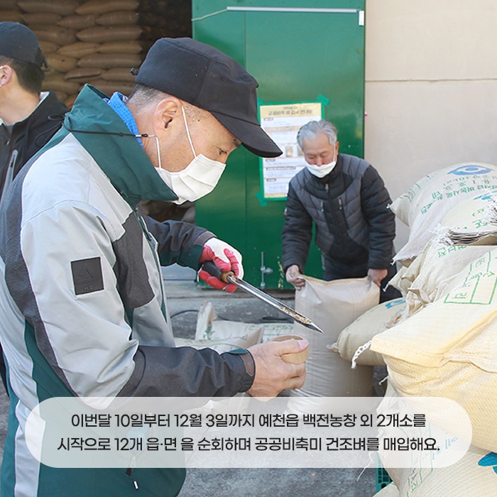2.2020년산 공공비축미 건조벼 매입 시작