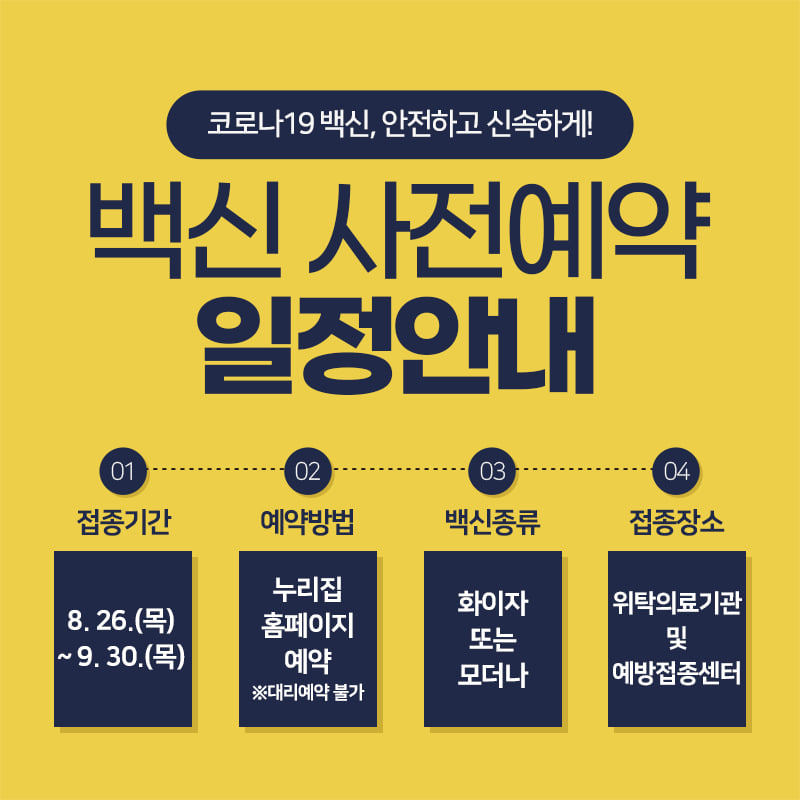 3.18세 ~ 49세 코로나19 예방접종 사전예약은 10부제로 진행됩니다.