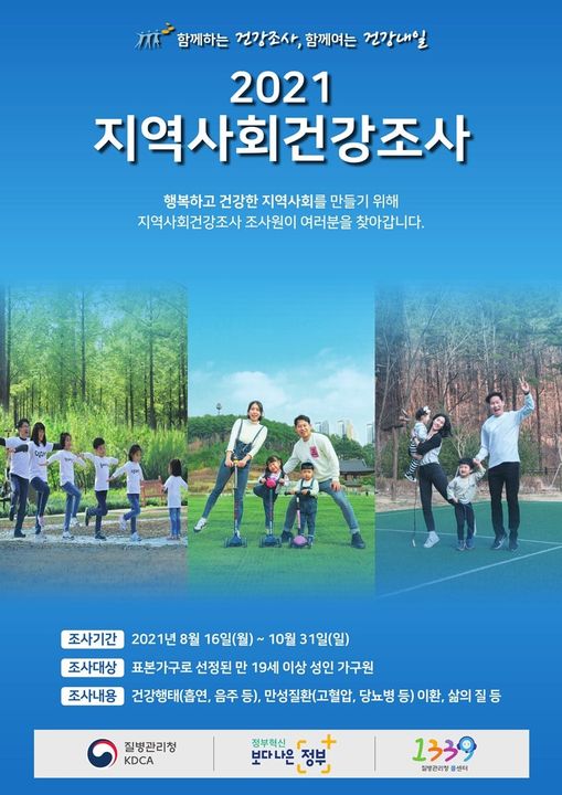 1.행복하고 건강한 지역사회를 만들기 위해 지역사회건강 조사원이 여러분을 찾아갑니다!