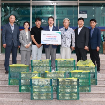 예천포럼·SH건설 삼계탕용 닭 500마리 나눔 현장 방문(8월 13일)