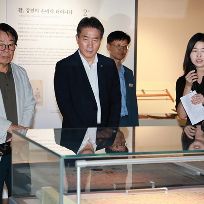 K-뮤지엄 지역 순회전시 「활의 길, 도시를 잇다」 개막식(9월 1일)