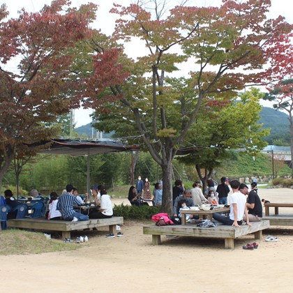 삼강주막의 추석 풍경